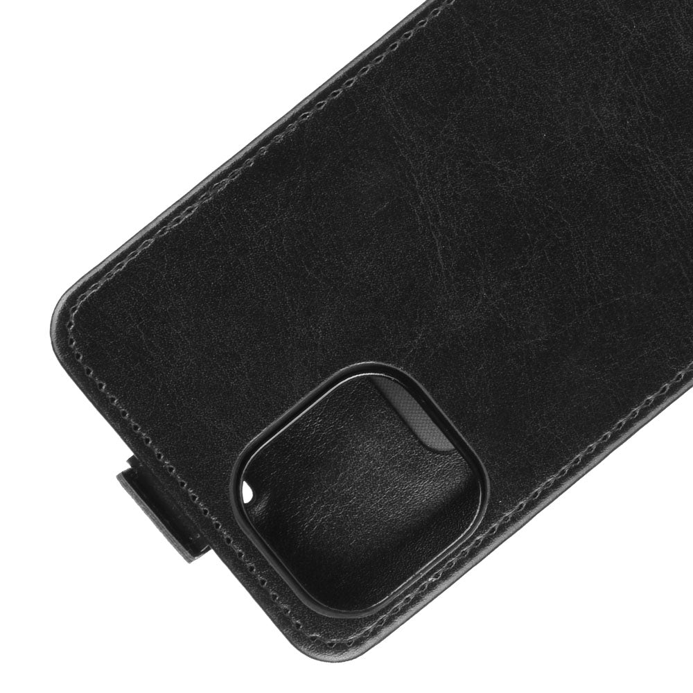 Vertical Flip Crazy Horse Leather Cell Phone Case for iPhone 12 mini