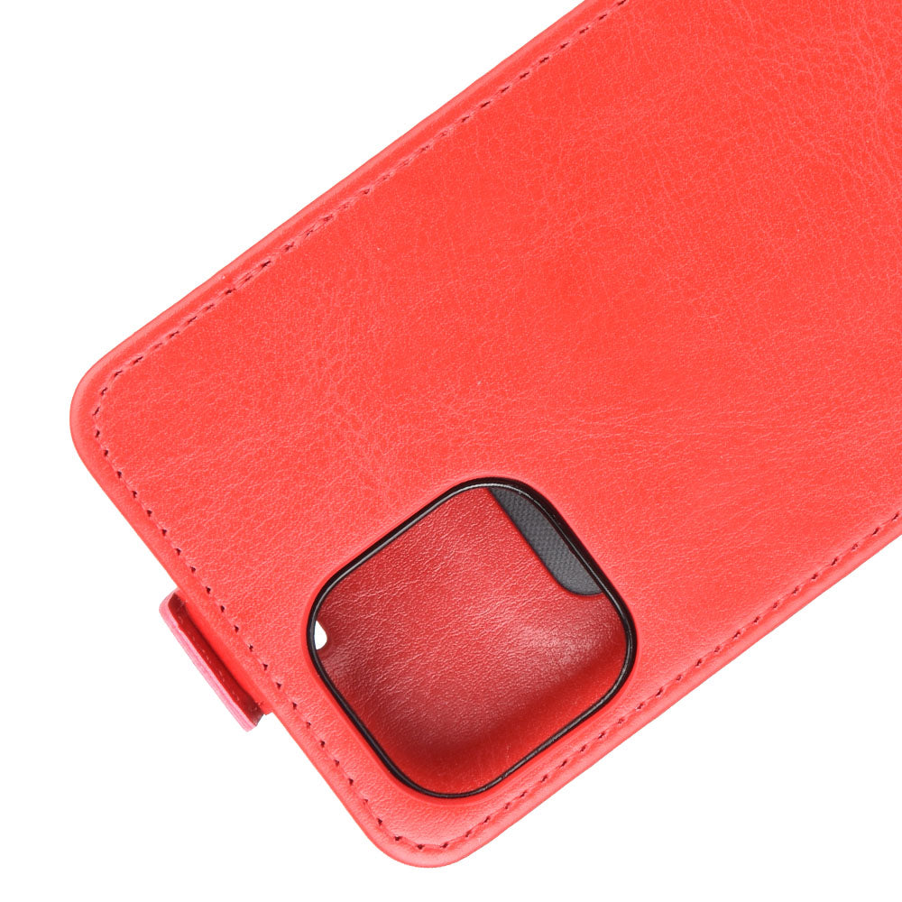 Vertical Flip Crazy Horse Leather Cell Phone Case for iPhone 12 mini