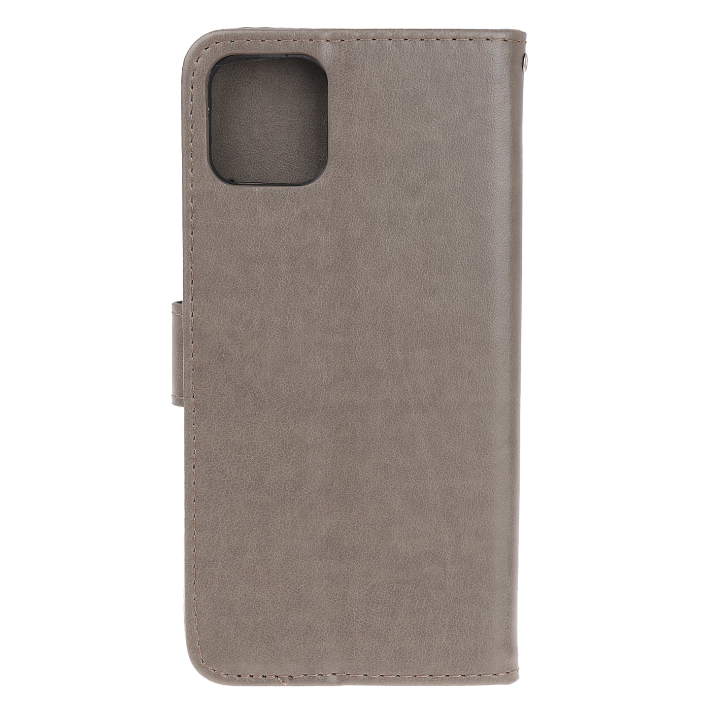 Imprint Butterfly Flower Wallet Leather Protective Case for iPhone 12 mini