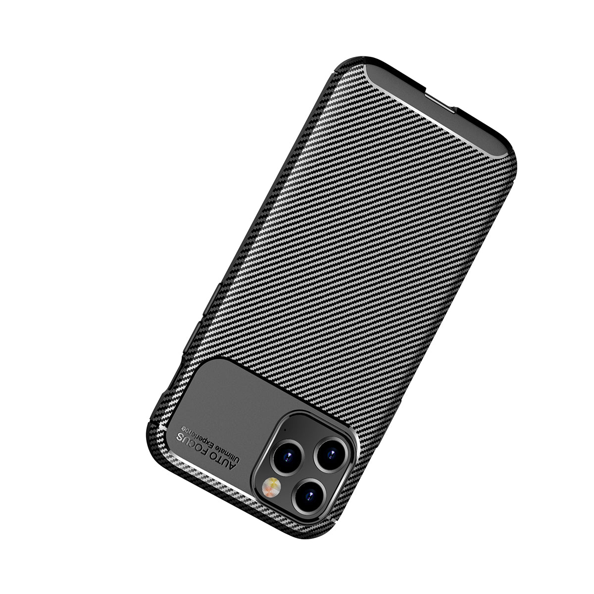 Carbon Fiber Skin Case Drop-proof TPU Shell for iPhone 12 Pro 6.1 inch