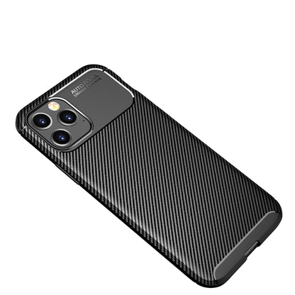 Carbon Fiber Skin Case Drop-proof TPU Shell for iPhone 12 Pro 6.1 inch