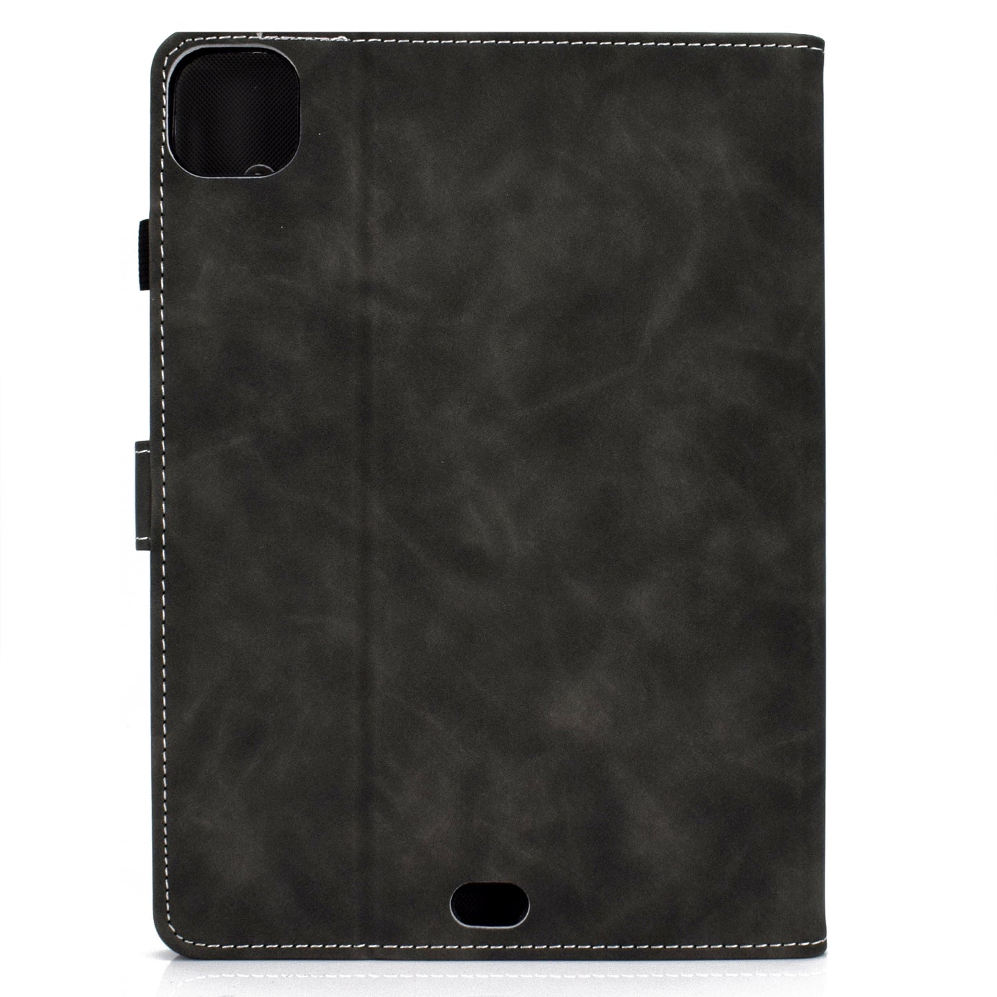 Solid Color Card Slots Stand Flip Leather Protective Shell for iPad Pro 11-inch (2020) / iPad Pro 11-inch (2018)