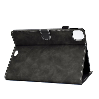Solid Color Card Slots Stand Flip Leather Protective Shell for iPad Pro 11-inch (2020) / iPad Pro 11-inch (2018)