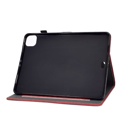 Solid Color Card Slots Stand Flip Leather Protective Shell for iPad Pro 11-inch (2020) / iPad Pro 11-inch (2018)