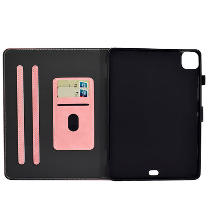 Solid Color Card Slots Stand Flip Leather Protective Shell for iPad Pro 11-inch (2020) / iPad Pro 11-inch (2018)