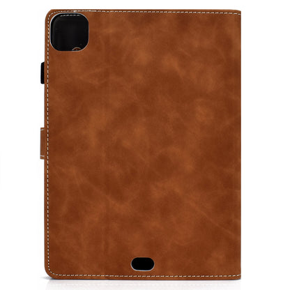 Solid Color Card Slots Stand Flip Leather Protective Shell for iPad Pro 11-inch (2020) / iPad Pro 11-inch (2018)