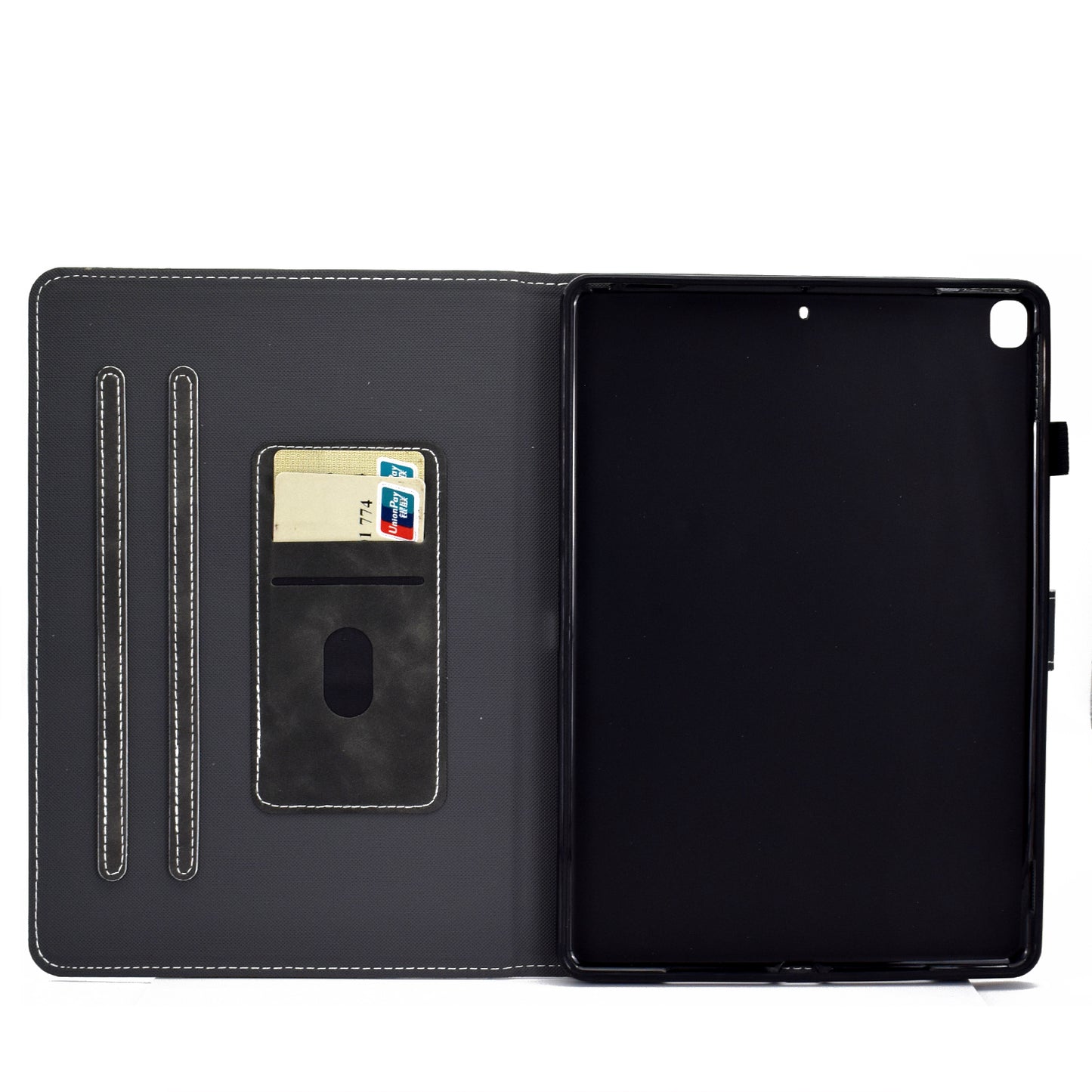 Solid Color Card Slots Stand Flip Leather Protective Cover for iPad 10.2 (2021)/(2020)/(2019) / iPad Air 10.5 inch (2019)