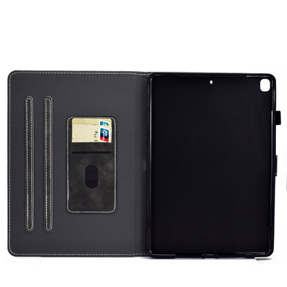 Solid Color Card Slots Stand Flip Leather Protective Cover for iPad 10.2 (2021)/(2020)/(2019) / iPad Air 10.5 inch (2019)