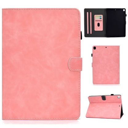 Solid Color Card Slots Stand Flip Leather Protective Cover for iPad 10.2 (2021)/(2020)/(2019) / iPad Air 10.5 inch (2019)