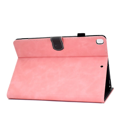 Solid Color Card Slots Stand Flip Leather Protective Cover for iPad 10.2 (2021)/(2020)/(2019) / iPad Air 10.5 inch (2019)