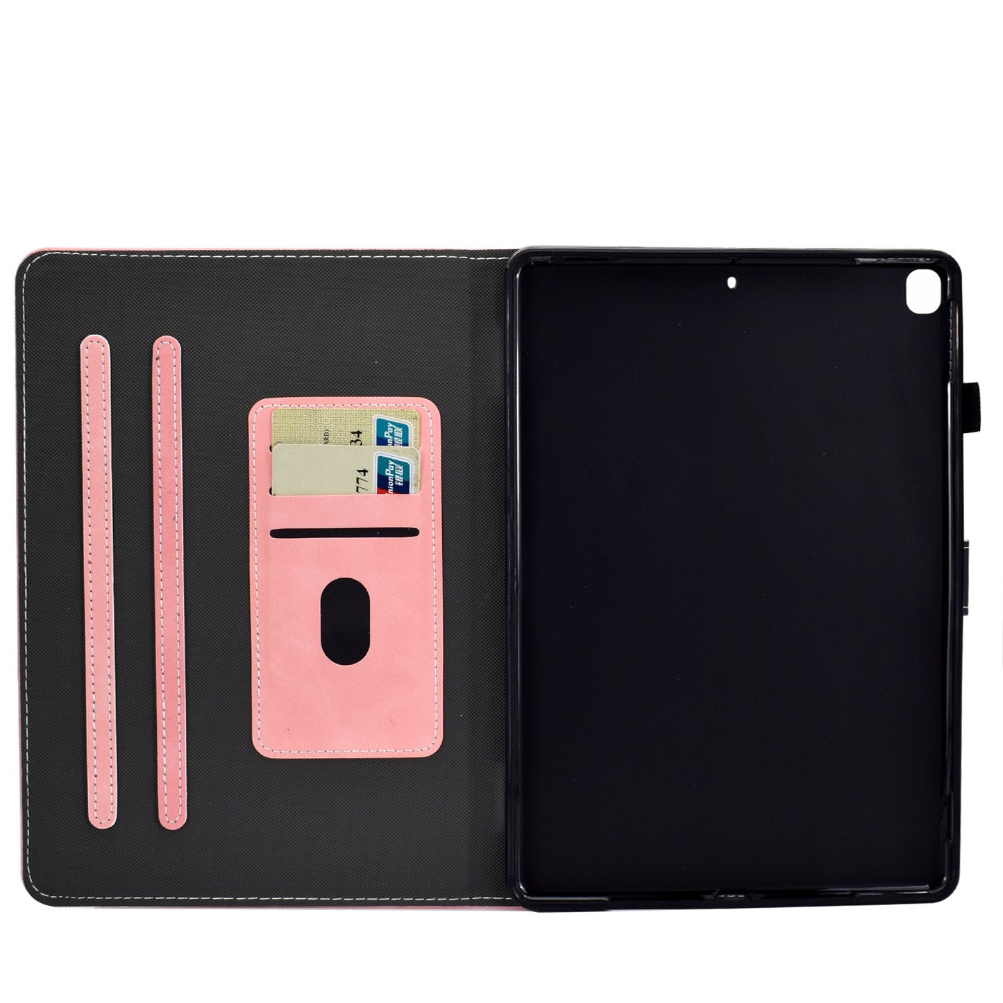 Solid Color Card Slots Stand Flip Leather Protective Cover for iPad 10.2 (2021)/(2020)/(2019) / iPad Air 10.5 inch (2019)