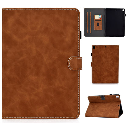 Solid Color Card Slots Stand Flip Leather Protective Cover for iPad 10.2 (2021)/(2020)/(2019) / iPad Air 10.5 inch (2019)