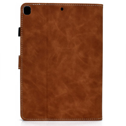 Solid Color Card Slots Stand Flip Leather Protective Cover for iPad 10.2 (2021)/(2020)/(2019) / iPad Air 10.5 inch (2019)