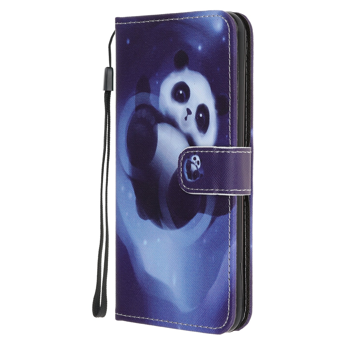 Cross Texture Pattern Printing Wallet Leather Phone Casing for iPhone 12 mini 5.4 inch