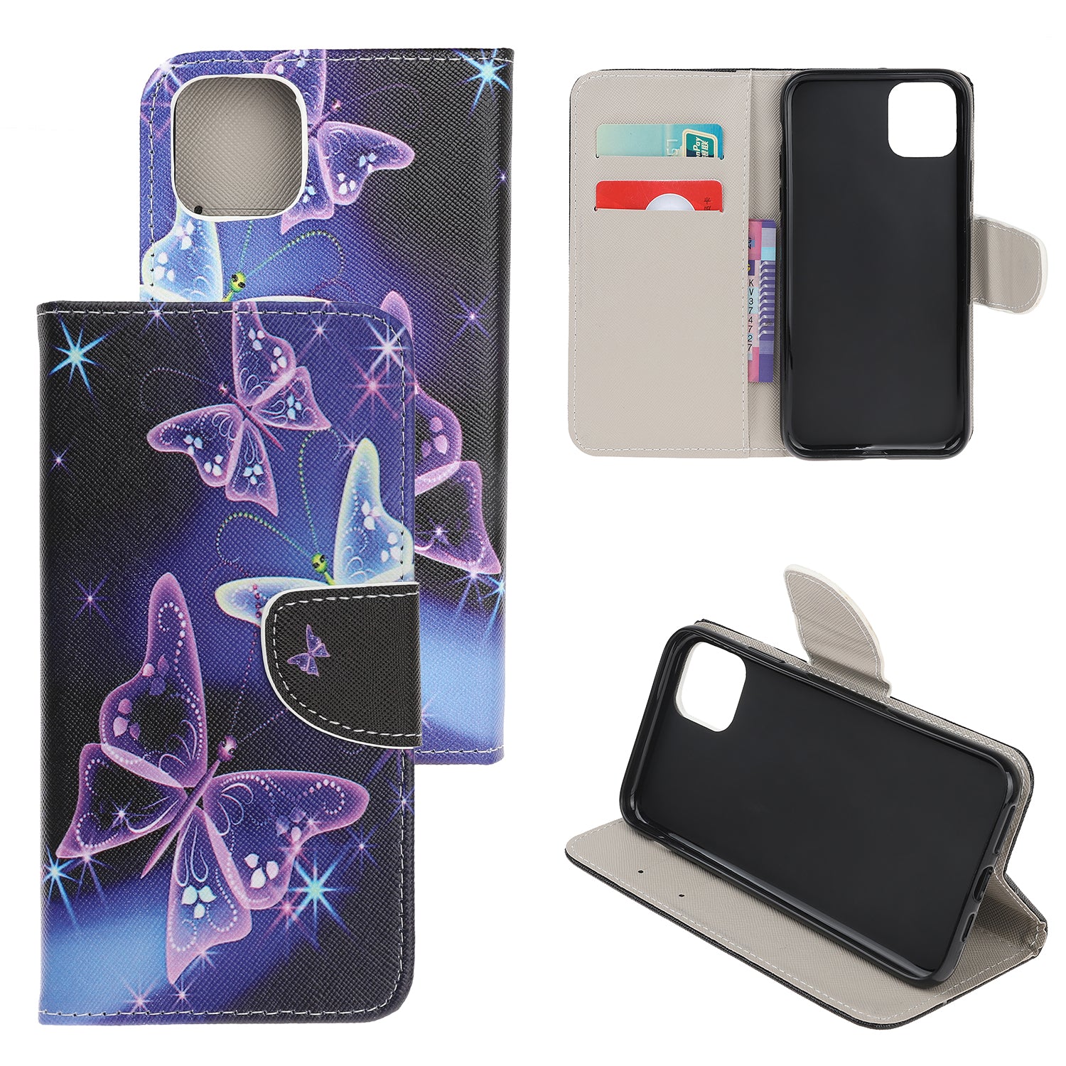 Pattern Printing Shell Leather Cover for iPhone 12 mini