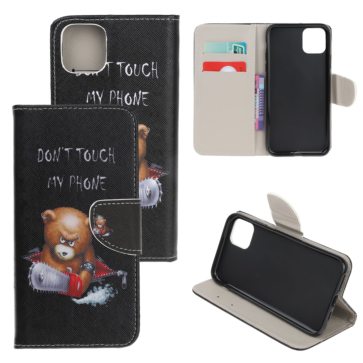 Pattern Printing Shell Leather Cover for iPhone 12 mini