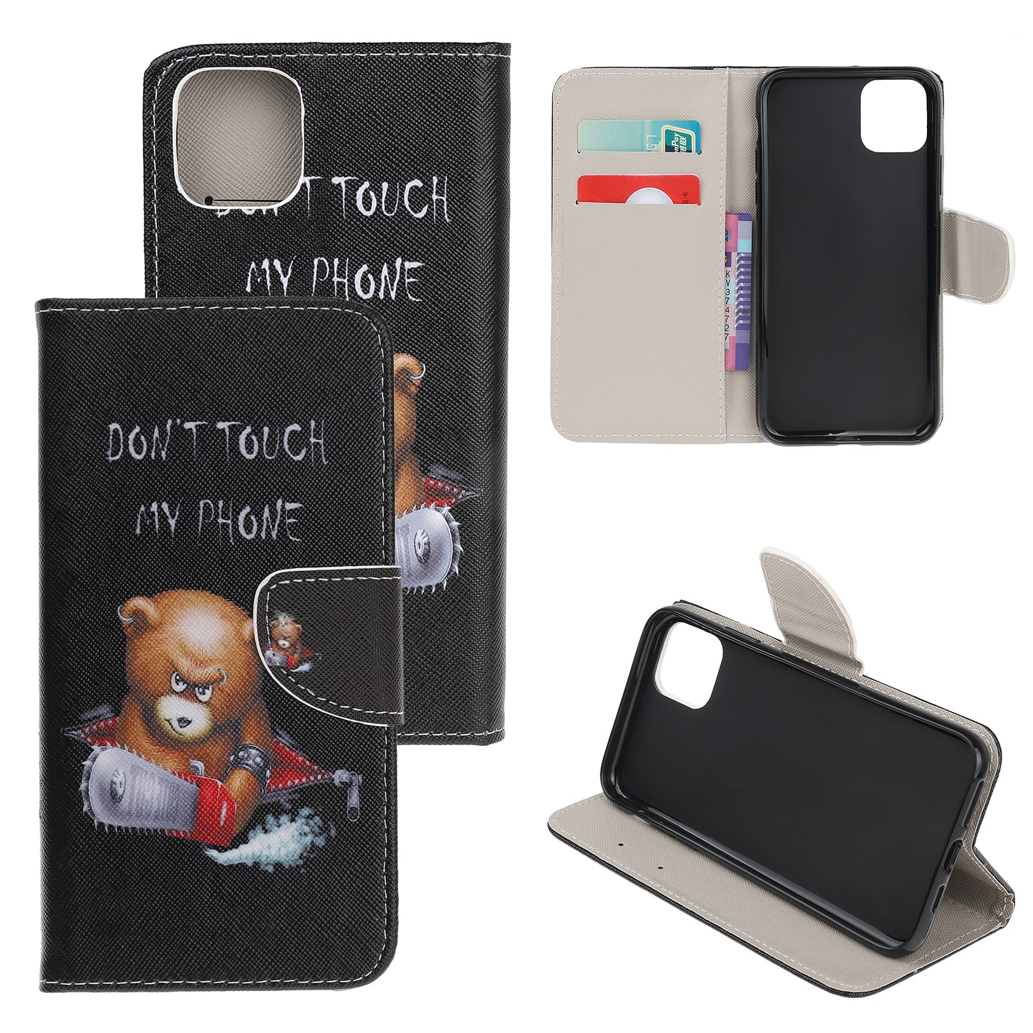 Pattern Printing Shell Leather Cover for iPhone 12 mini