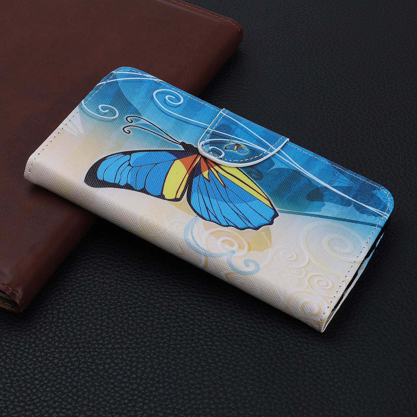 Pattern Printing Shell Leather Cover for iPhone 12 mini