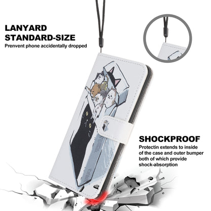 Printing Style Cross Skin Leather Protective Cover with Strap for iPhone 12 Pro 6.1 inch