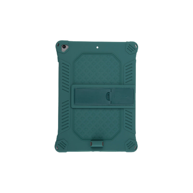 Kickstand PC Soft Silicone Case with Hanging Rope for iPad 10.2 (2021)/(2020)/(2019)/Air 10.5 inch (2019)