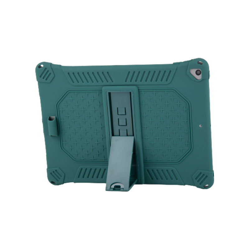 Kickstand PC Soft Silicone Case with Hanging Rope for iPad 10.2 (2021)/(2020)/(2019)/Air 10.5 inch (2019)