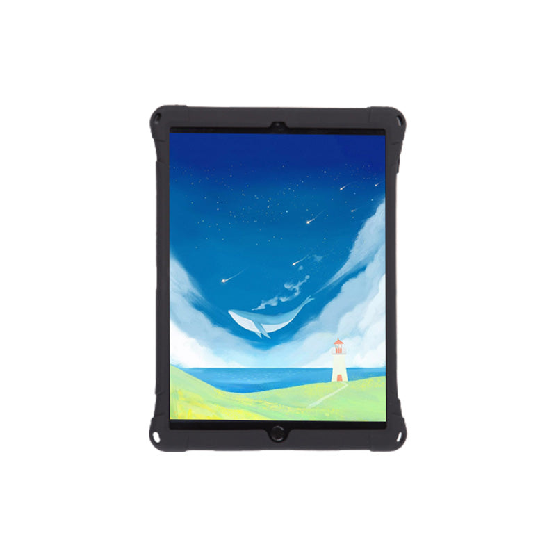 Kickstand PC Soft Silicone Case with Hanging Rope for iPad 10.2 (2021)/(2020)/(2019)/Air 10.5 inch (2019)