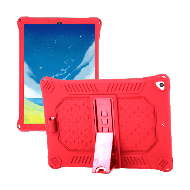 Kickstand PC Soft Silicone Case with Hanging Rope for iPad 10.2 (2021)/(2020)/(2019)/Air 10.5 inch (2019)