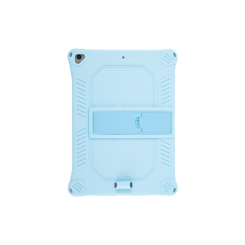 Kickstand PC Soft Silicone Case with Hanging Rope for iPad 10.2 (2021)/(2020)/(2019)/Air 10.5 inch (2019)