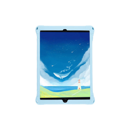 Kickstand PC Soft Silicone Case with Hanging Rope for iPad 10.2 (2021)/(2020)/(2019)/Air 10.5 inch (2019)