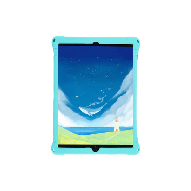 Kickstand PC Soft Silicone Case with Hanging Rope for iPad 10.2 (2021)/(2020)/(2019)/Air 10.5 inch (2019)