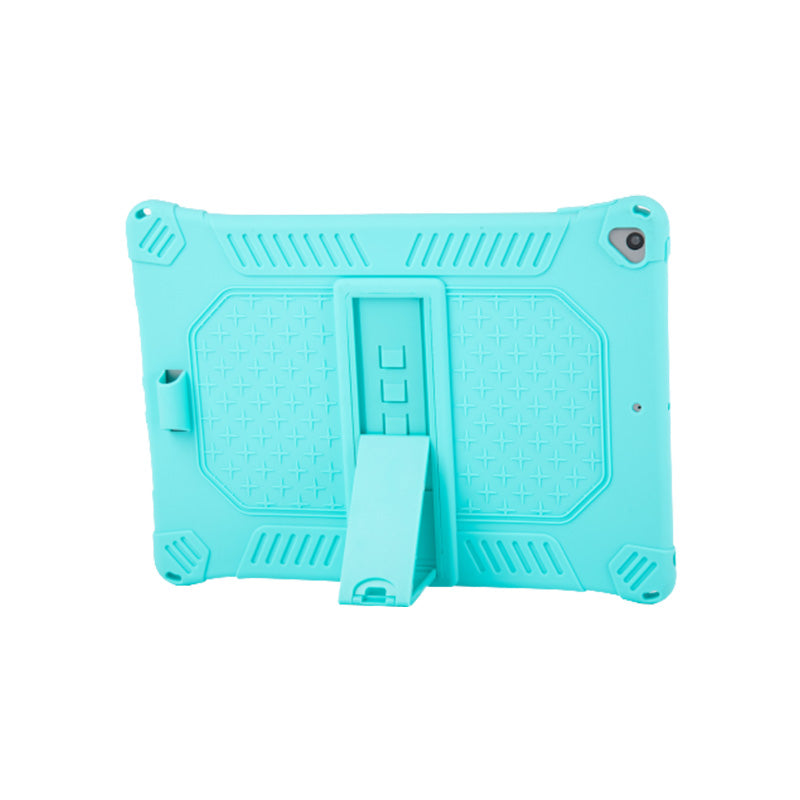 Kickstand PC Soft Silicone Case with Hanging Rope for iPad 10.2 (2021)/(2020)/(2019)/Air 10.5 inch (2019)