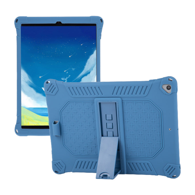 Kickstand PC Soft Silicone Case with Hanging Rope for iPad 10.2 (2021)/(2020)/(2019)/Air 10.5 inch (2019)