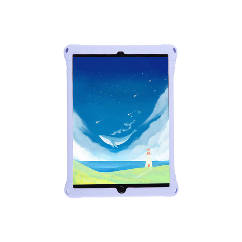 Kickstand PC Soft Silicone Case with Hanging Rope for iPad 10.2 (2021)/(2020)/(2019)/Air 10.5 inch (2019)