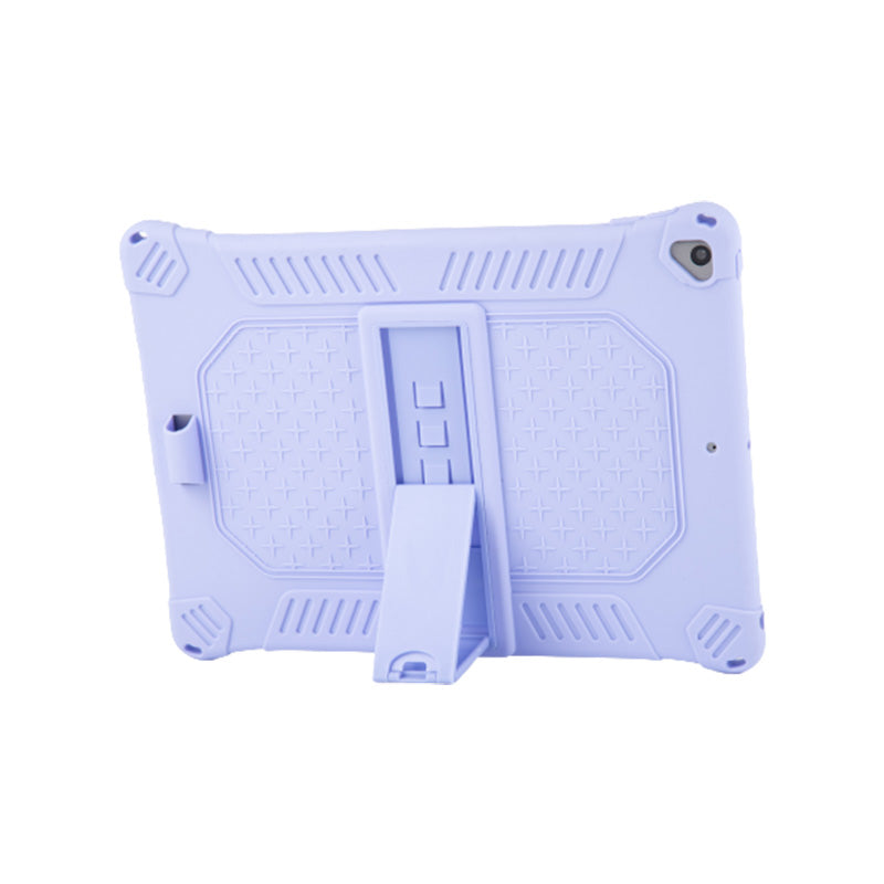 Kickstand PC Soft Silicone Case with Hanging Rope for iPad 10.2 (2021)/(2020)/(2019)/Air 10.5 inch (2019)