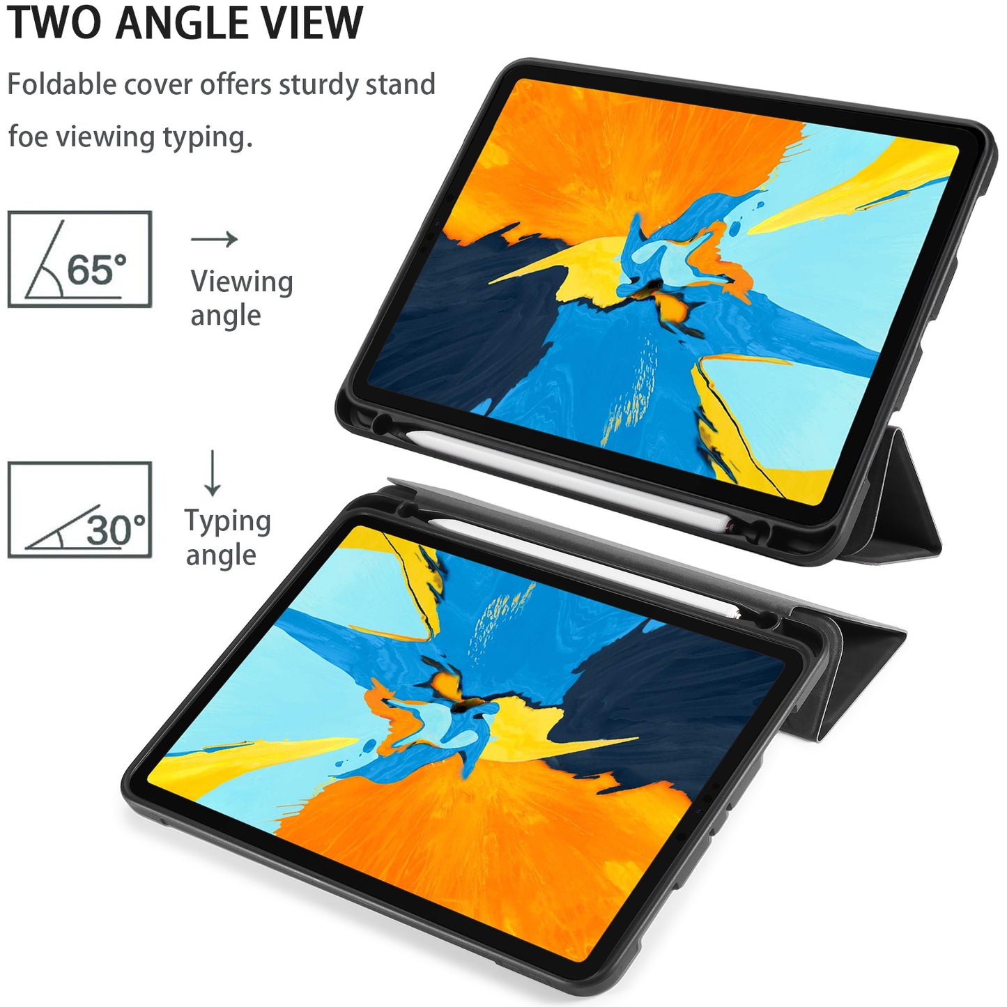 DG.MING See Series Auto Wake & Sleep Leather Protective Case for Apple iPad Air (2020)/Air (2022)/Pro 11-inch (2018)