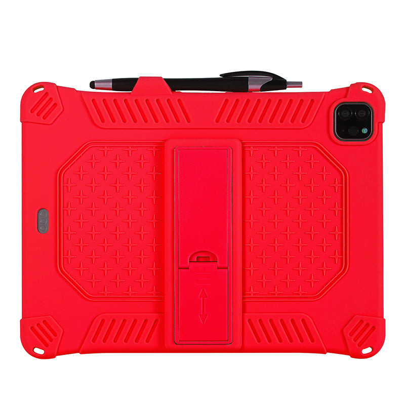 Kickstand PC Soft Silicone Case with Lanyard for iPad Air (2020)/Air (2022)/Pro 11-inch (2021)(2020)(2018)