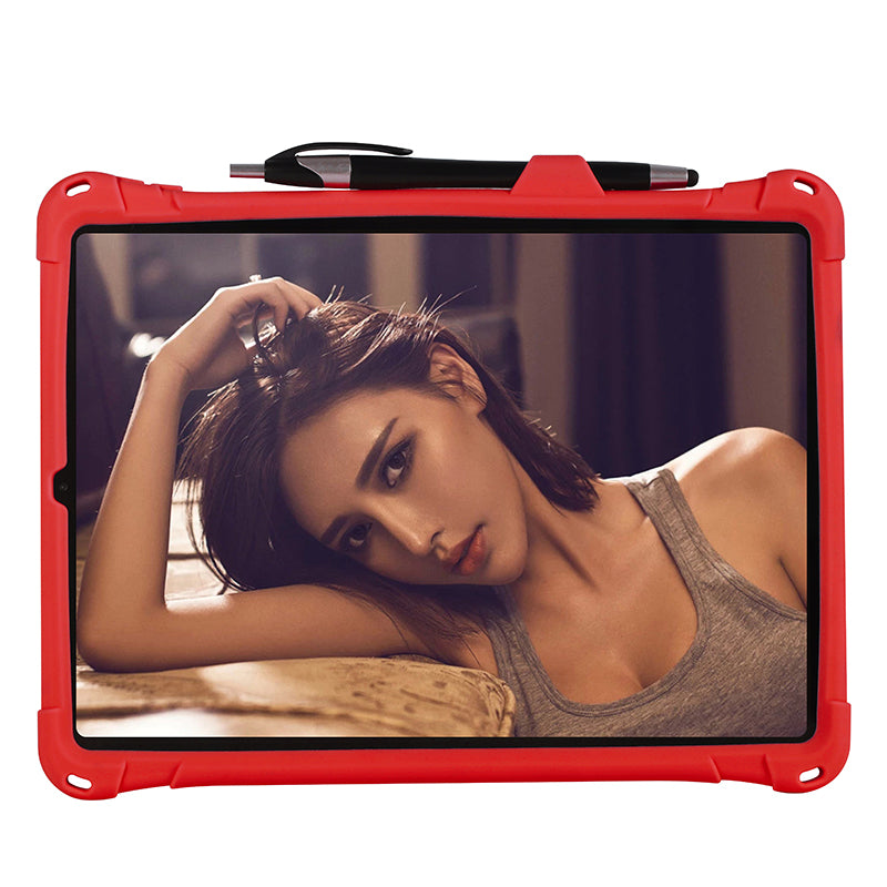 Kickstand PC Soft Silicone Case with Lanyard for iPad Air (2020)/Air (2022)/Pro 11-inch (2021)(2020)(2018)