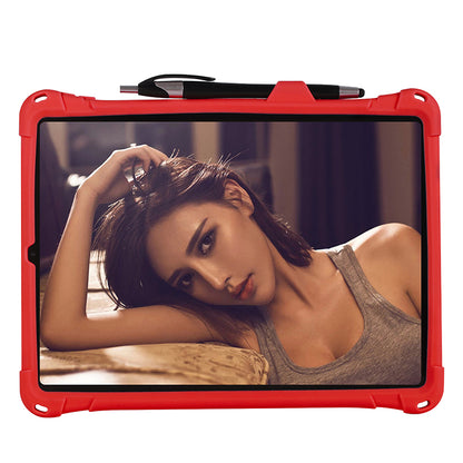 Kickstand PC Soft Silicone Case with Lanyard for iPad Air (2020)/Air (2022)/Pro 11-inch (2021)(2020)(2018)