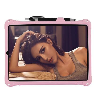 Kickstand PC Soft Silicone Case with Lanyard for iPad Air (2020)/Air (2022)/Pro 11-inch (2021)(2020)(2018)