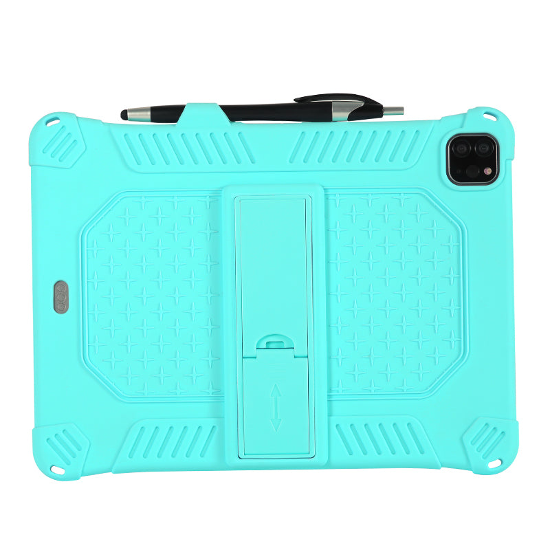 Kickstand PC Soft Silicone Case with Lanyard for iPad Air (2020)/Air (2022)/Pro 11-inch (2021)(2020)(2018)