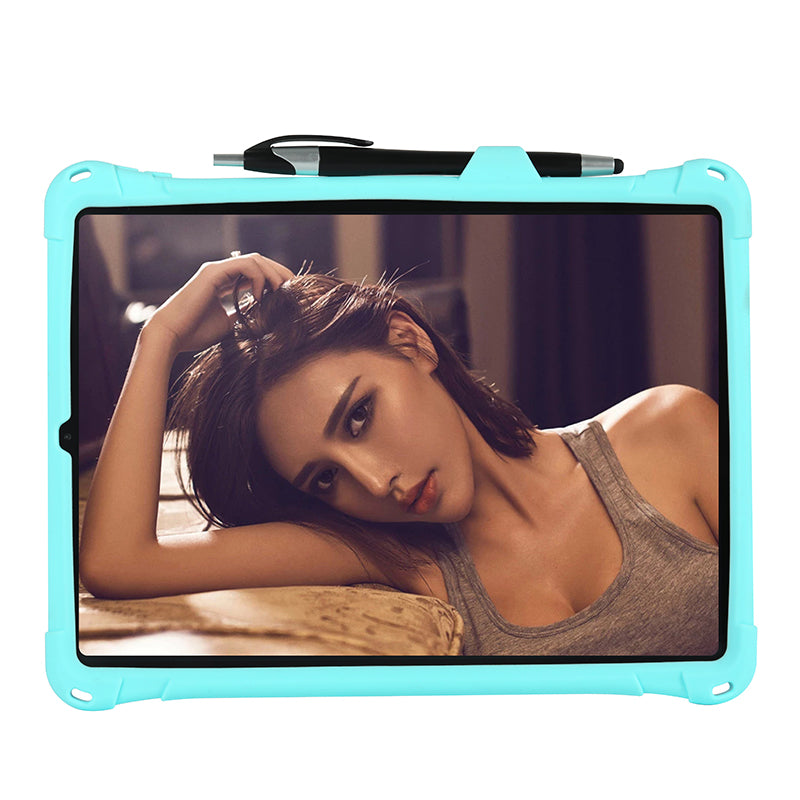 Kickstand PC Soft Silicone Case with Lanyard for iPad Air (2020)/Air (2022)/Pro 11-inch (2021)(2020)(2018)