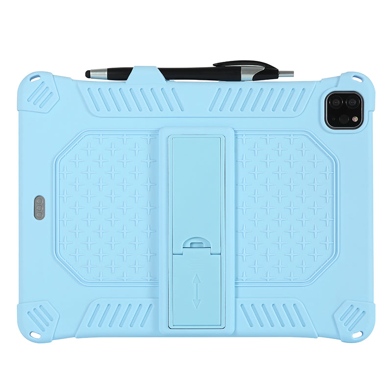 Kickstand PC Soft Silicone Case with Lanyard for iPad Air (2020)/Air (2022)/Pro 11-inch (2021)(2020)(2018)