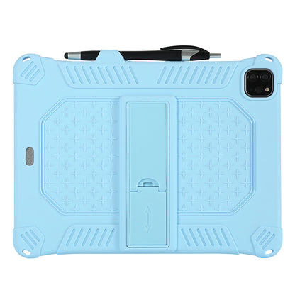 Kickstand PC Soft Silicone Case with Lanyard for iPad Air (2020)/Air (2022)/Pro 11-inch (2021)(2020)(2018)
