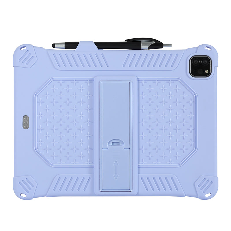 Kickstand PC Soft Silicone Case with Lanyard for iPad Air (2020)/Air (2022)/Pro 11-inch (2021)(2020)(2018)