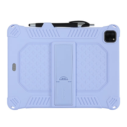Kickstand PC Soft Silicone Case with Lanyard for iPad Air (2020)/Air (2022)/Pro 11-inch (2021)(2020)(2018)