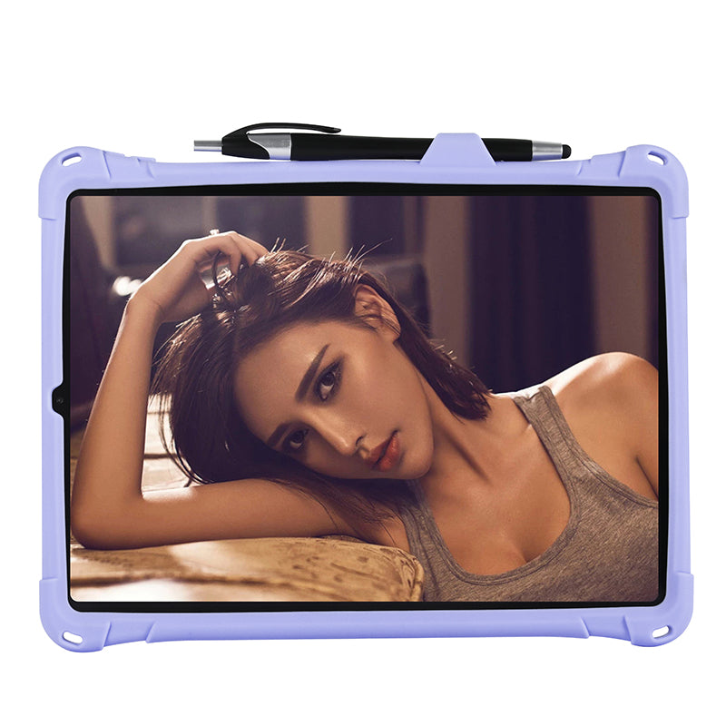 Kickstand PC Soft Silicone Case with Lanyard for iPad Air (2020)/Air (2022)/Pro 11-inch (2021)(2020)(2018)
