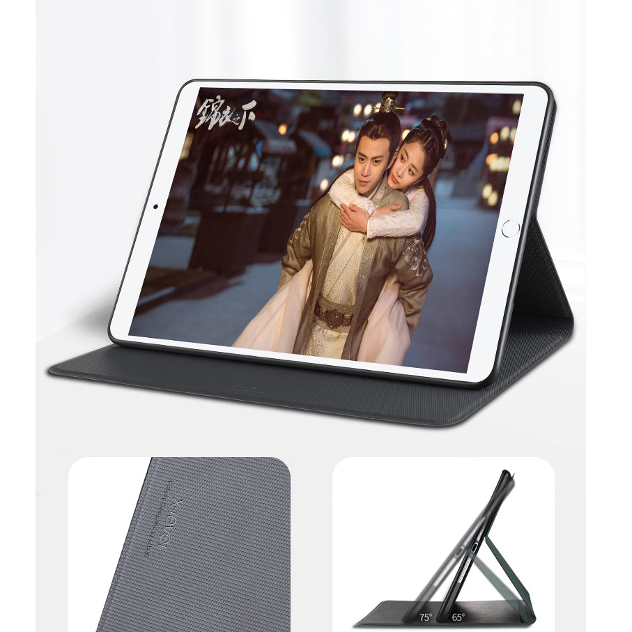 X-LEVEL Canvas Series Cloth Texture Leather Protective Cover for iPad 5/6 / iPad 9.7 2016/2017/2018