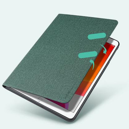 X-LEVEL Canvas Series Cloth Texture Leather Protective Cover for iPad 5/6 / iPad 9.7 2016/2017/2018
