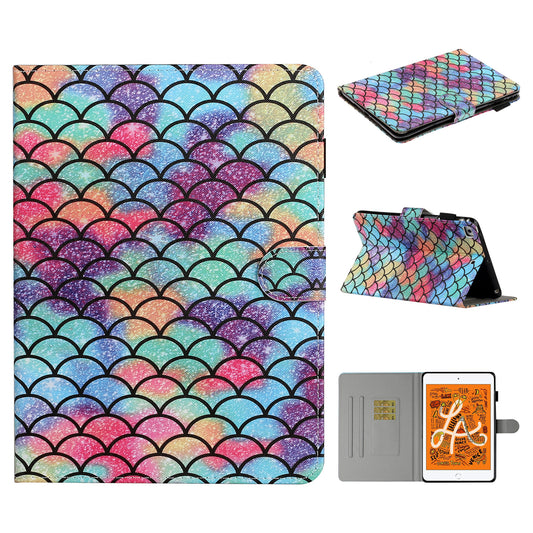 Printing Skin Leather Tablet Shell for iPad mini (2019) 7.9 inch/4/3/2/1