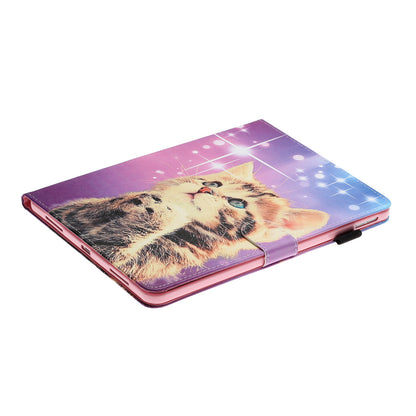 Pattern Printing Leather Stand Shell with Card Slots for iPad Pro 11-inch (2020) (2018)